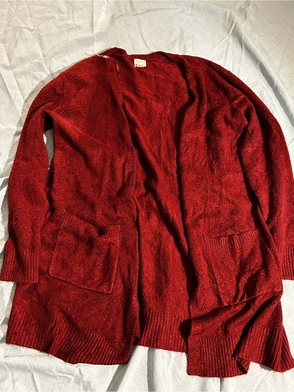 A New Day Rust Open Front Cardigan